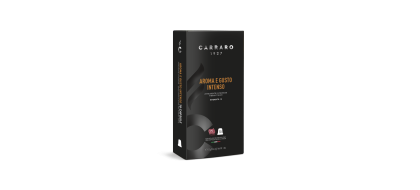 CARRARO, CAFFE' AROMA E GUSTO INTENSO, Nespresso kapsulės, 10 vnt. CARRARO, CAFFE' AROMA E GUSTO INTENSO, Nespresso kapsulės, 10 vnt.