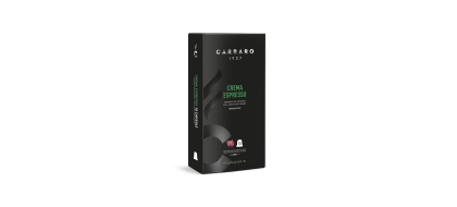 CARRARO, CAFFE' CREMA ESPRESSO, Nespresso kapsulės, 10 vnt. CARRARO, CAFFE' CREMA ESPRESSO, Nespresso kapsulės, 10 vnt.