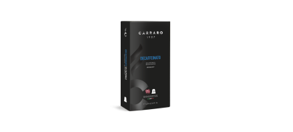 CARRARO, CAFFE' DECAFFEINATO, Nespresso kapsulės, 10 vnt. CARRARO, CAFFE' DECAFFEINATO, Nespresso kapsulės, 10 vnt.