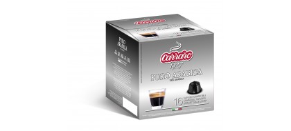 CARRARO, CAFFE' PURO ARABICA, Dolce Gusto kapsulės, 16 vnt. CARRARO, CAFFE' PURO ARABICA, Dolce Gusto kapsulės, 16 vnt.