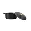 COMBEKK Dutch Oven Original perdirbto ketaus puodas, 28 cm, emaliuotas, 6 l – ekologiškas pasirinkimas virtuvei, su patvaria emalio danga