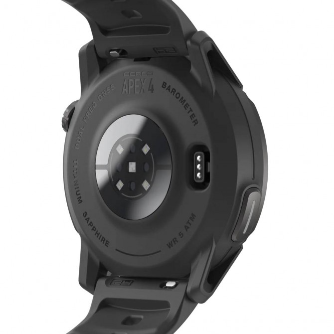 COROS APEX 4 GPS Outdoor Watch - 46 mm juoda
