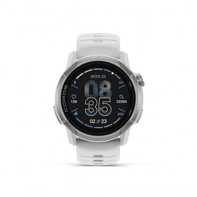 COROS APEX 4 GPS Outdoor Watch - 46 mm balta