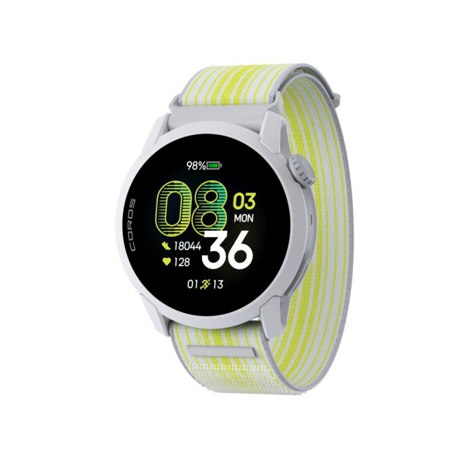 COROS PACE 4 GPS Sport Watch - nailoninė balta