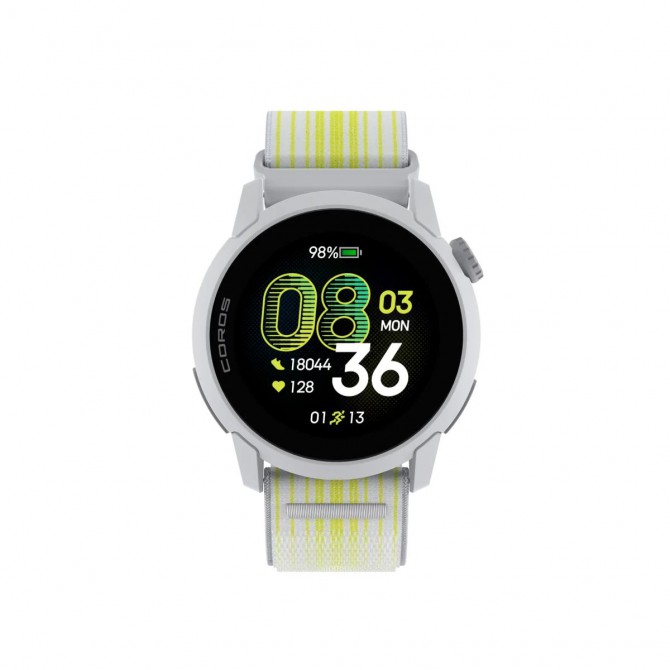 COROS PACE 4 GPS Sport Watch - nailoninė balta