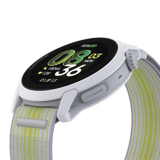 COROS PACE 4 GPS Sport Watch - nailoninė balta