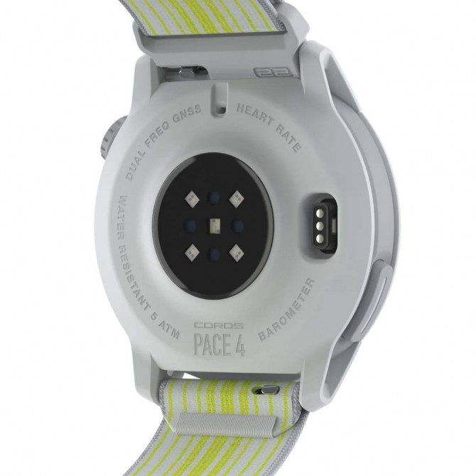 COROS PACE 4 GPS Sport Watch - nailoninė balta