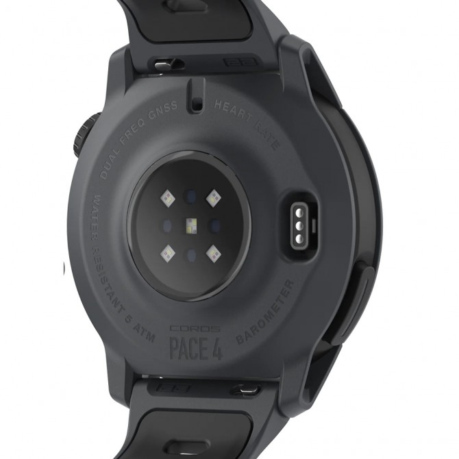 COROS PACE 4 GPS Sport Watch - silikoninė juoda