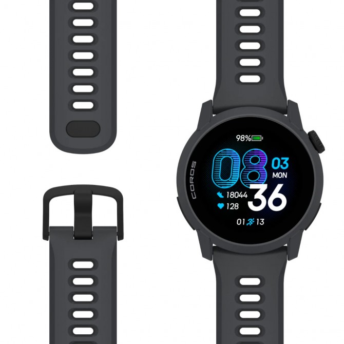 COROS PACE 4 GPS Sport Watch - silikoninė juoda