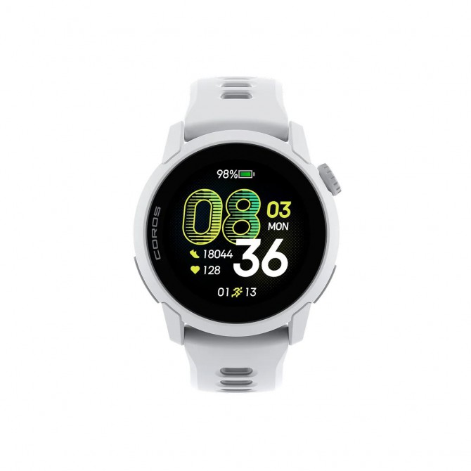COROS PACE 4 GPS Sport Watch - silikoninė balta