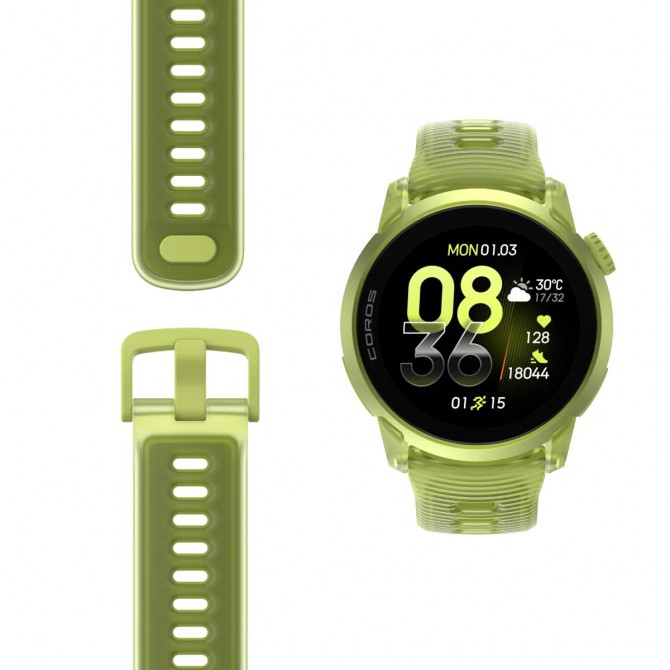 COROS PACE 4 GPS Sport Watch - geltona Crystal