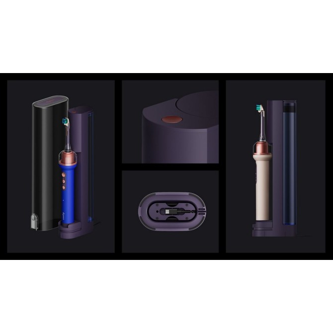 Dyson CameraJet™ elektrinis dantų šepetėlis su irigatorium, Ceramic Ultra Blue