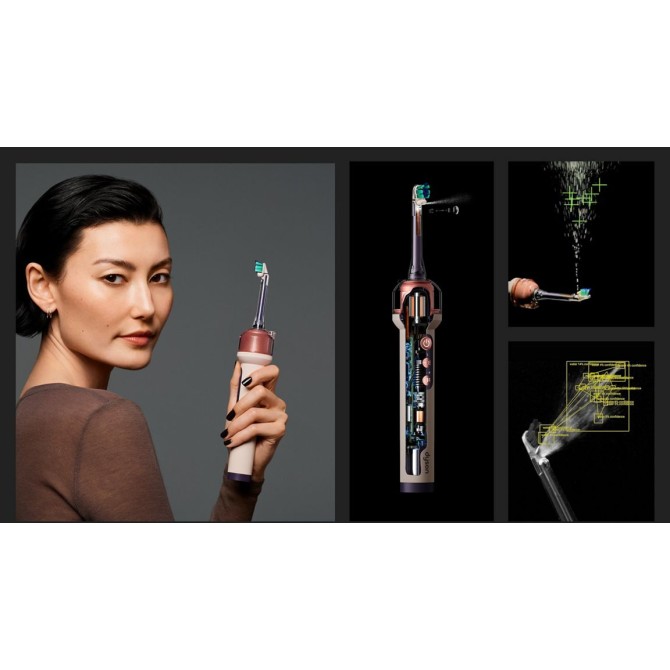 Dyson CameraJet™ elektrinis dantų šepetėlis su irigatorium, Ceramic Ultra Blue