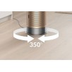DYSON HP09 PURE Hot+Cool – 350° pasisukimo funkcija, paskirsto šiltą ar šaltą orą tolygiai po visą patalpą.