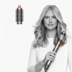DYSON HS05 AIRWRAP Long Origin, pilka/varis – tiesinimo šepetys, kuris sklandžiai išlygina plaukus, nesudarydamas statinio krūvio.