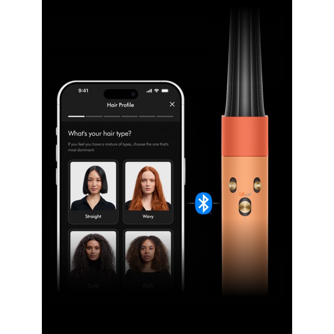 DYSON HS08 AIRWRAP i.d. plaukų formavimo prietaisas, Ceramic apricot/Topaz