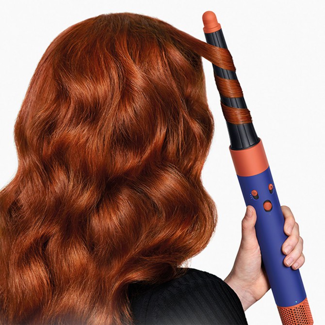 DYSON HS08 AIRWRAP i.d. plaukų formavimo prietaisas, Vinca Blue/Topaz