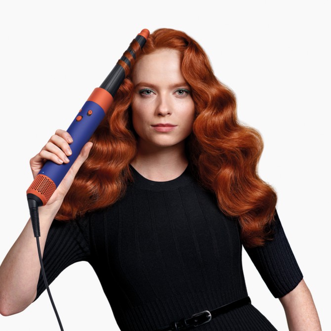 DYSON HS08 AIRWRAP i.d. plaukų formavimo prietaisas, Vinca Blue/Topaz