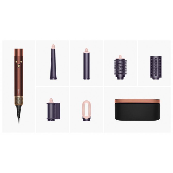 DYSON HS08 AIRWRAP ID plaukų formavimo prietaisas, plum/copper