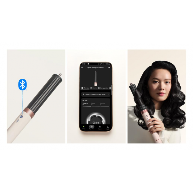 DYSON HS09 AIRWRAP Co-anda2x plaukų formavimo prietaisas, CePk/RoseGd