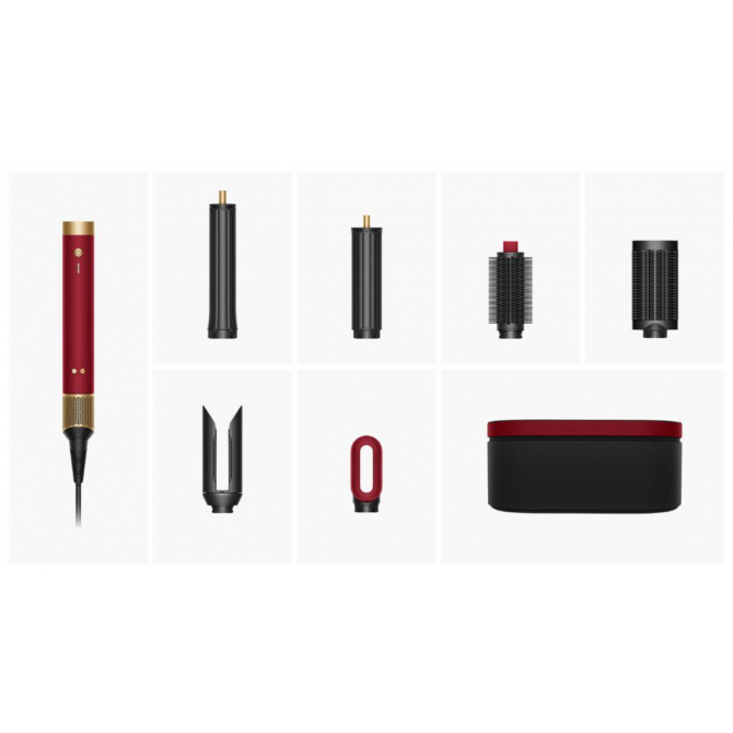 DYSON HS09 AIRWRAP Co-anda2x plaukų formavimo prietaisas, red velvet/gold