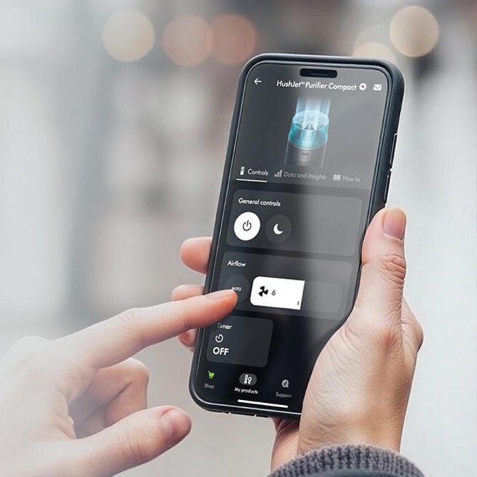 DYSON Hushjet Purifier Compact HJ10 oro valytuvas