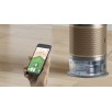 DYSON PH04 PURE Humidify + Cool – išmanioji programėlė, leidžianti stebėti oro kokybę, valdyti prietaiso nustatymus ir sekti drėgmės bei oro valymo statusą nuotoliniu būdu.