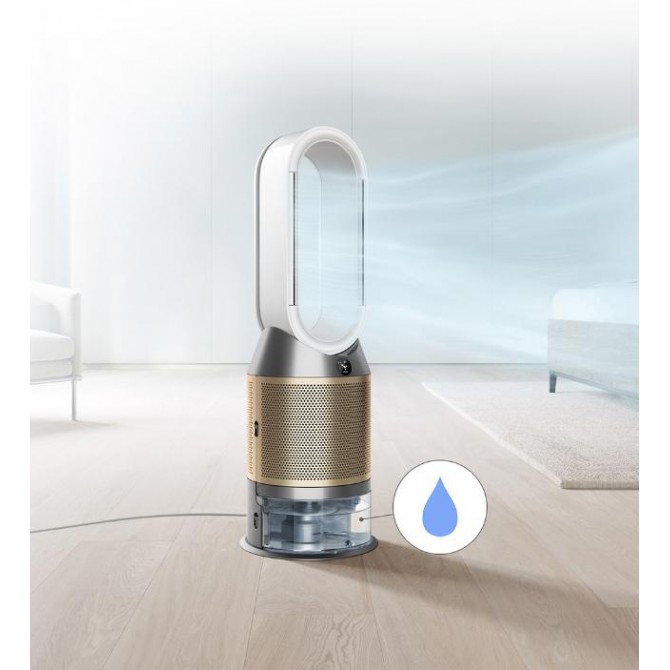 DYSON PH04 PURE Humidify + Cool – automatinis drėgmės lygio reguliavimas, pritaikomas prie patalpos sąlygų ir užtikrina komfortą.