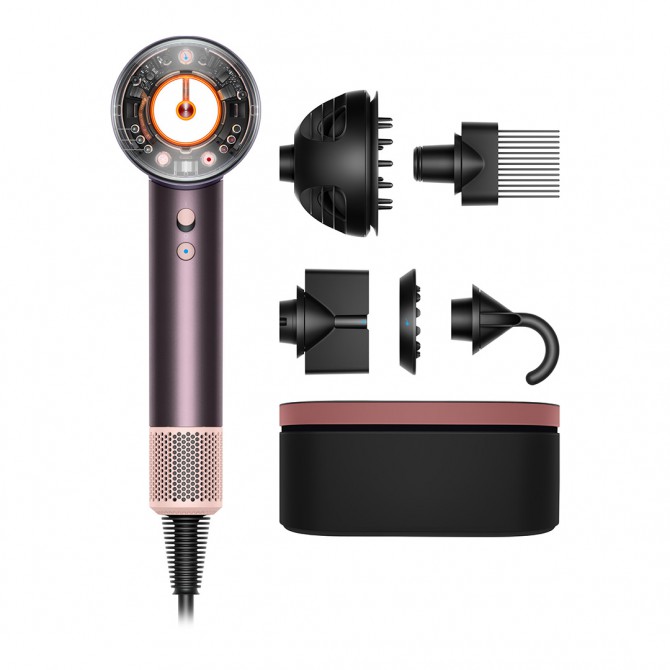 DYSON  SUPERSONIC NURAL plaukų džiovintuvas, jasper plum