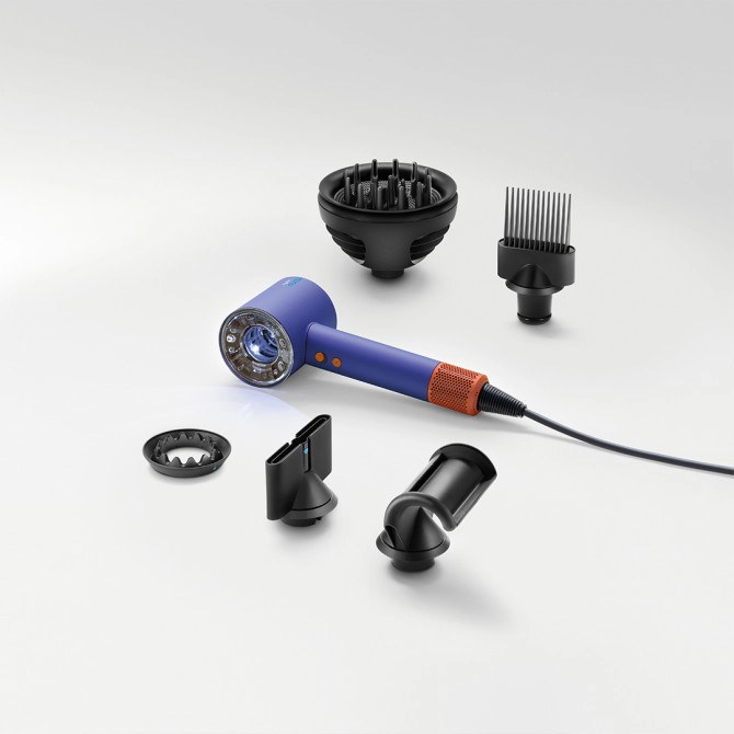 DYSON SUPERSONIC NURAL plaukų džiovintuvas, vinca Blue/topaz