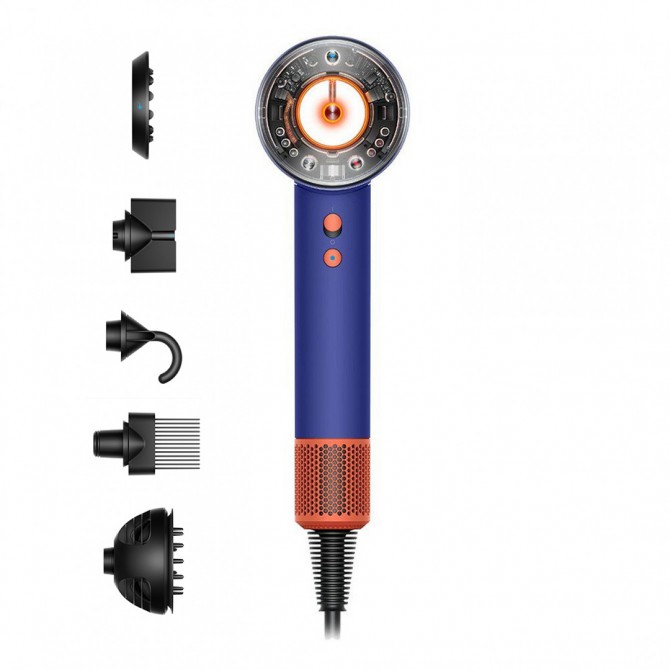 DYSON SUPERSONIC NURAL plaukų džiovintuvas, vinca blue/topaz