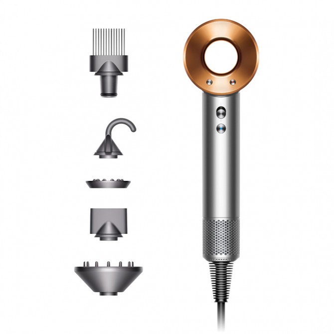 DYSON SUPERSONIC plaukų džiovintuvas, pilka/varis 