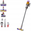 DYSON V12 Slim Detect Absolute belaidis dulkių siurblys - Keičiami antgaliai su ryškiai mėlynais ir geltonais elementais, padeda lengvai atskirti skirtingus priedus pagal jų paskirtį.