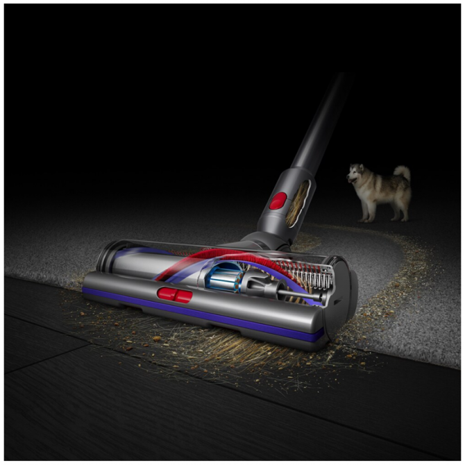 DYSON V15 Detect Absolute belaidis dulkių siurblys - Automatinis siurbimo galios reguliavimas, prisitaikantis prie dulkių kiekio ir paviršiaus tipo, optimalus energijos naudojimas