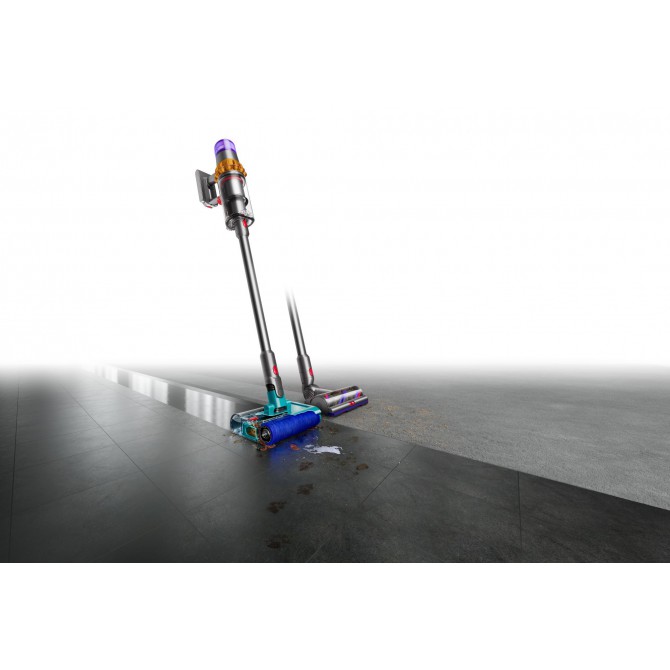 DYSON V15s Detect Submarine belaidis dulkių siurblys - Lazerinė dulkių aptikimo technologija, parodo smulkias dulkes ant kietų grindų, leidžia efektyviau valyti, itin tikslus valymas