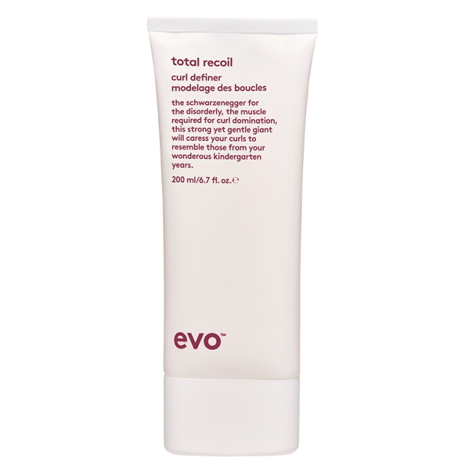 EVO Total Recoil stiprios fiksacijos garbanų kremas, 200ml