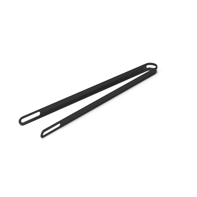 HOFATS laužo žnyplės, juoda