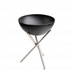 HOFATS BOWL grilis su trikoju stovu, elegantiškas ir tvirtas, juoda