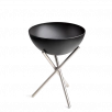 HOFATS BOWL grilis su trikoju stovu, elegantiškas ir tvirtas, juoda