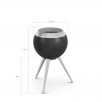 HOFATS PEARL BOWL 63 grilis su laikikliu