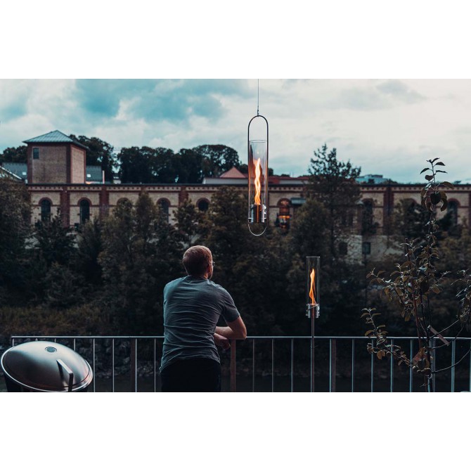 HOFATS SPIN 90 kabantis laikiklis, sidabro