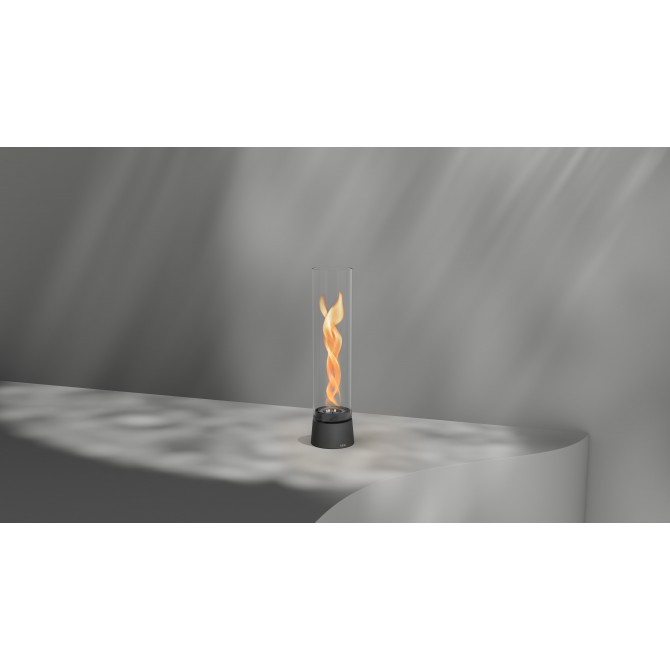 HOFATS SPIN air 900 stalo židinys, matinis juodas