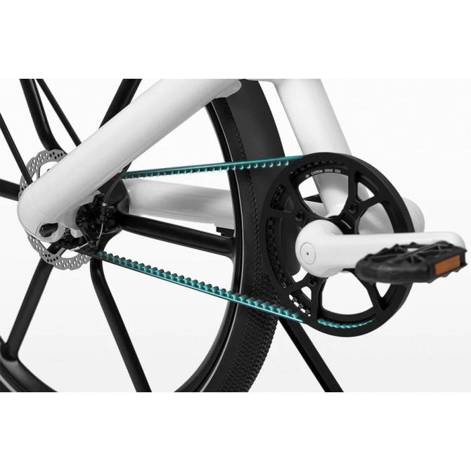 HONBIKE UNI4 elektrinis dviratis, balta (demonstracinis vienetas)