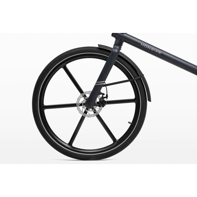 HONBIKE UNI4 elektrinis dviratis, juoda
