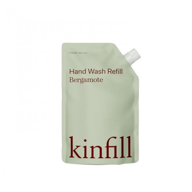 KINFILL rankų prausiklio papildymas, bergamotės kvapo, 500 ml
