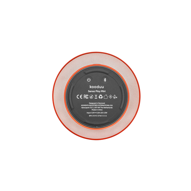 SOUND BY JBL Sensa Play Mini kolonėlė/šviestuvas su JBL garso sistema, Orange