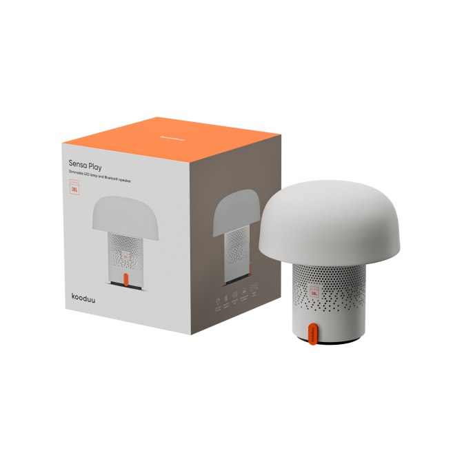 SOUND BY JBL Sensa Play kolonėlė/šviestuvas su JBL garso sistema, Cloudy White