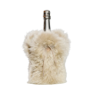 KYWIE vyno butelio šaldiklis iš avies kailio, Champagne stone fluffy