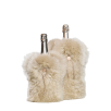 KYWIE vyno butelio šaldiklis iš avies kailio, Champagne stone fluffy