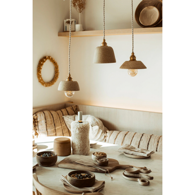 KYWIE vyno butelio šaldiklis iš avies kailio, Wine natural curly